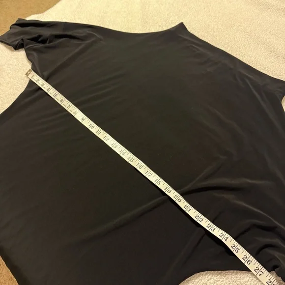 Norma Kamali Black All-In-One Multi-Wear Dress Long Sleeve Shift Skirt Strapless - Picture 5 of 16